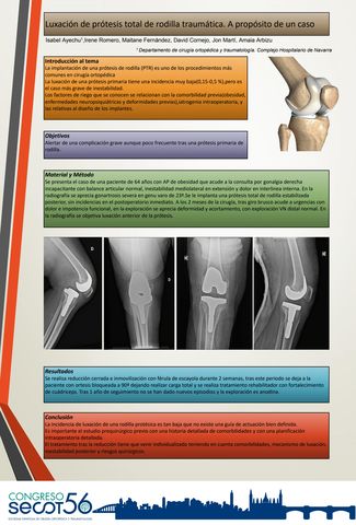 Artritis séptica de la rodilla, Álvarez López